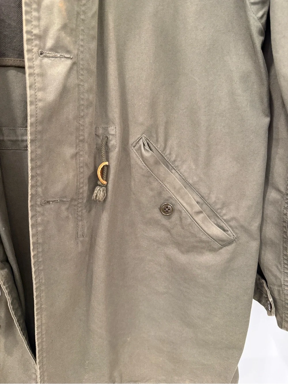 J. Crew Olive Green Hooded Field Jacket